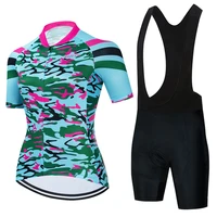 2022 bike cycling jersey set women summer short sleeve mountain uniform ropa ciclismo cycling maillot cycling clothing suit