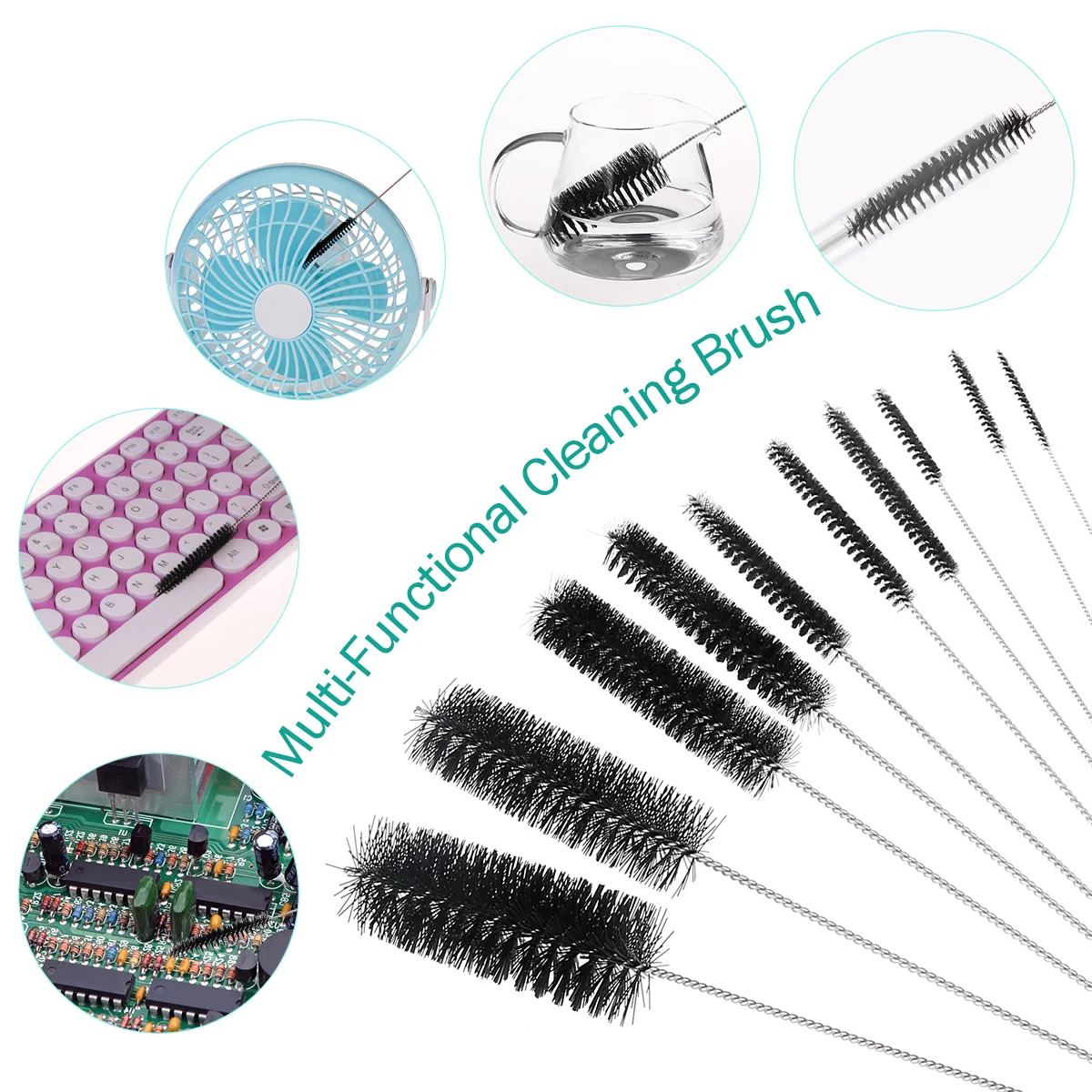 

Straw Cleaner Brush Set Straw Cleaner Brush Spray Straw Cleaner Brush Set Nylon Tube Brushes Nylon Tube Cleaner