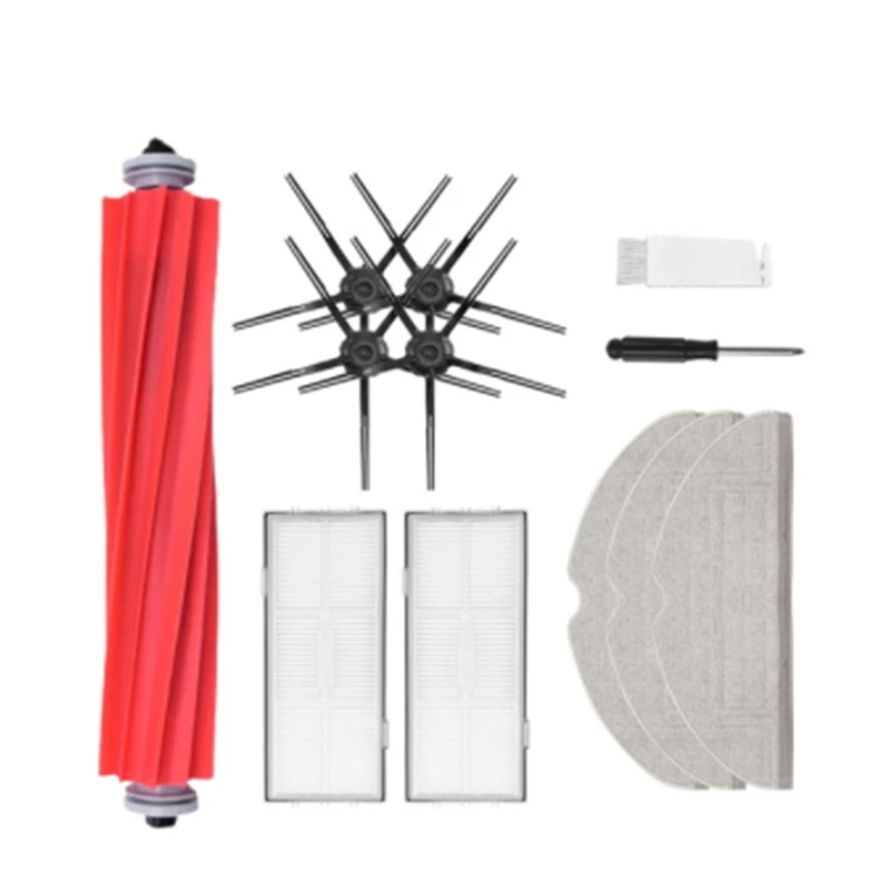 

1Set For Roborock S7 Maxv Ultra / S7 Maxv / Plus Xiaomi G10S Pro Q7 Max Robot Vacuum Parts Dust Bag Main Side Brush
