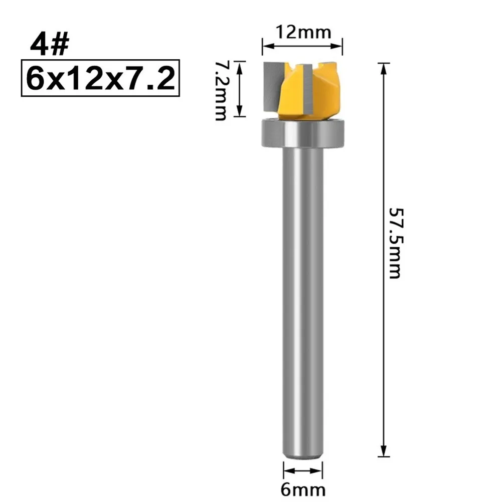 

Workshop Router Bit Bearing Carbide Tipped Equipment Micro-grain Routing