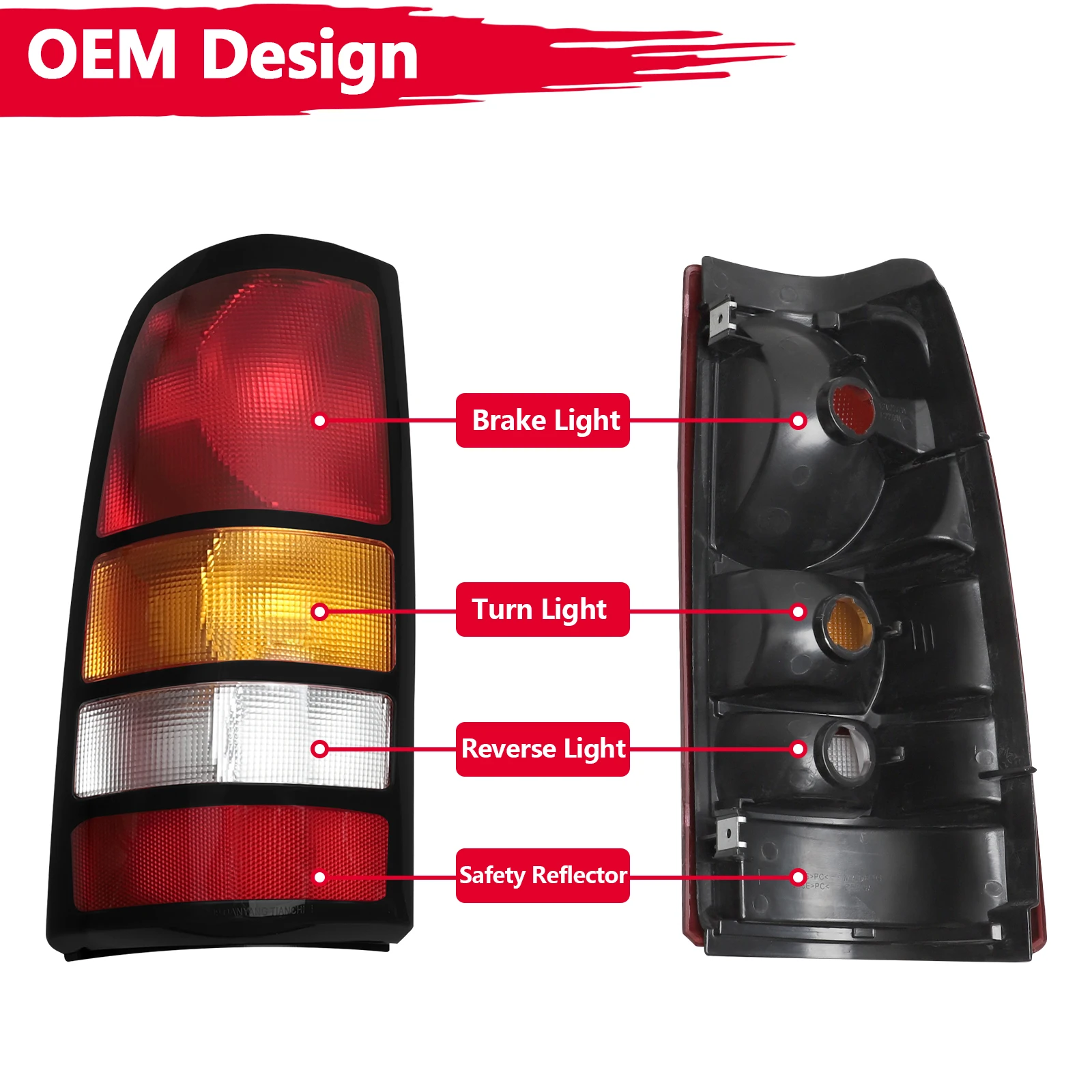 2 шт. задний фонарь автомобиля для Chevy Silverado 1500 2500 3500 HD 2500HD 1999-2006 GMC Sierra Truck