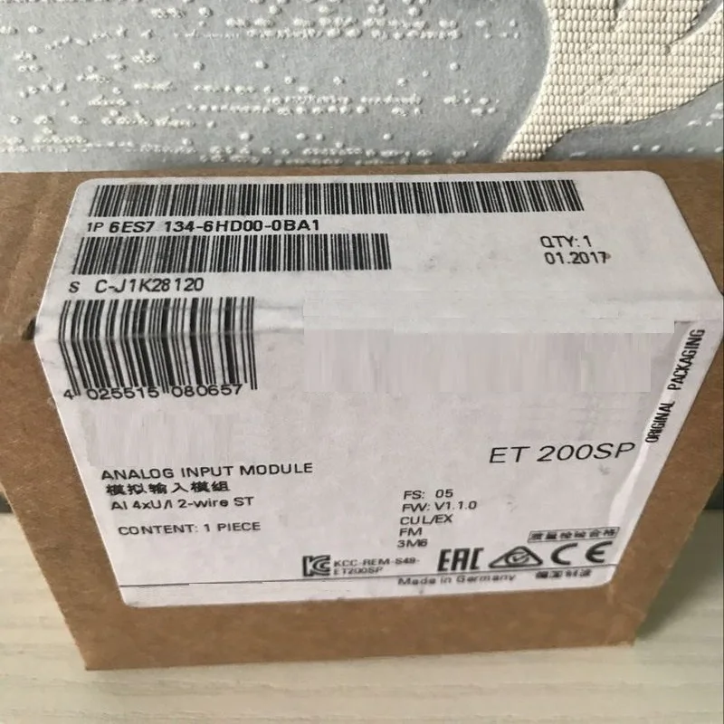 Новый аналоговый входной модуль 6ES7 134-6HD00-0BA1 6ES7134-6HD00-0BA1 в коробке