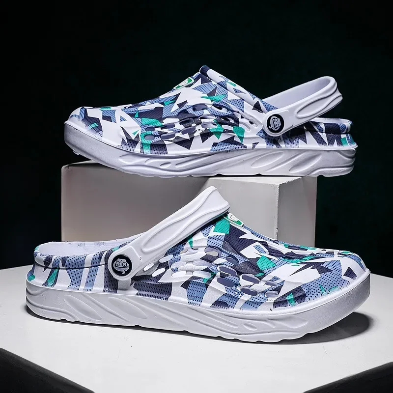 Мужские пляжные сандалии для улицы Eva Нескользящие мужские шлепанцы