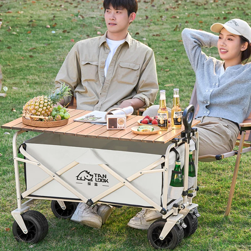 

Off road wheel Folding bicycle large capacity multi-function park outdoor beach Recreational vehicle portable barbecue car