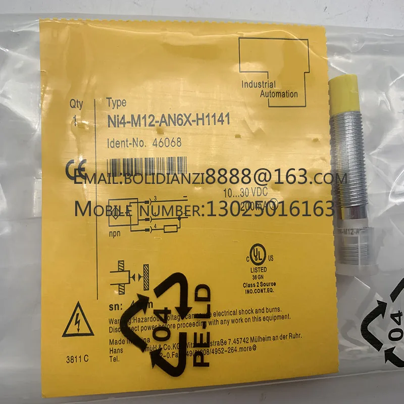 Точечный датчик NI4-M12-AP6X-H1141-H1141 Бесконтактный переключатель