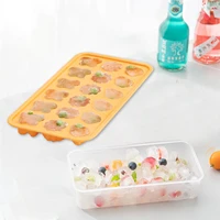 ice cube tray flexible flower shaped ice cubes maker 18 cells reusable ice cube molds for whiskey cocktails beers and juice