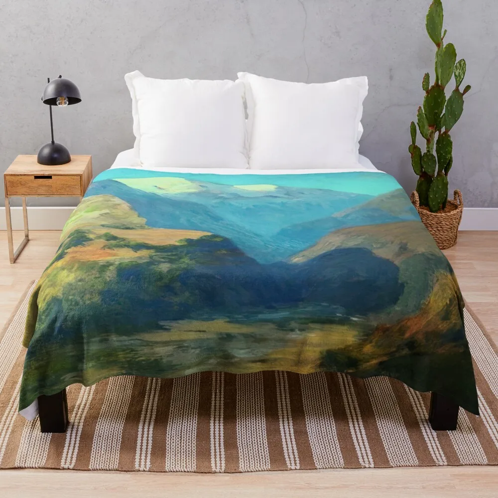 Arkhyp Kuindzhi - снежные горные верши. Кавказ. Одеяло для малышей Retros Одеяла