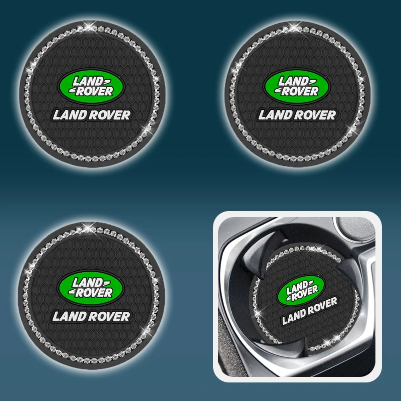 

Car Diamond Coaster Non-Slip Mat Cup Coaster For Land Rover Hat Series 3 Defender Discovery 2 3 4 5 Sports Ir3 lr2 Car Interior