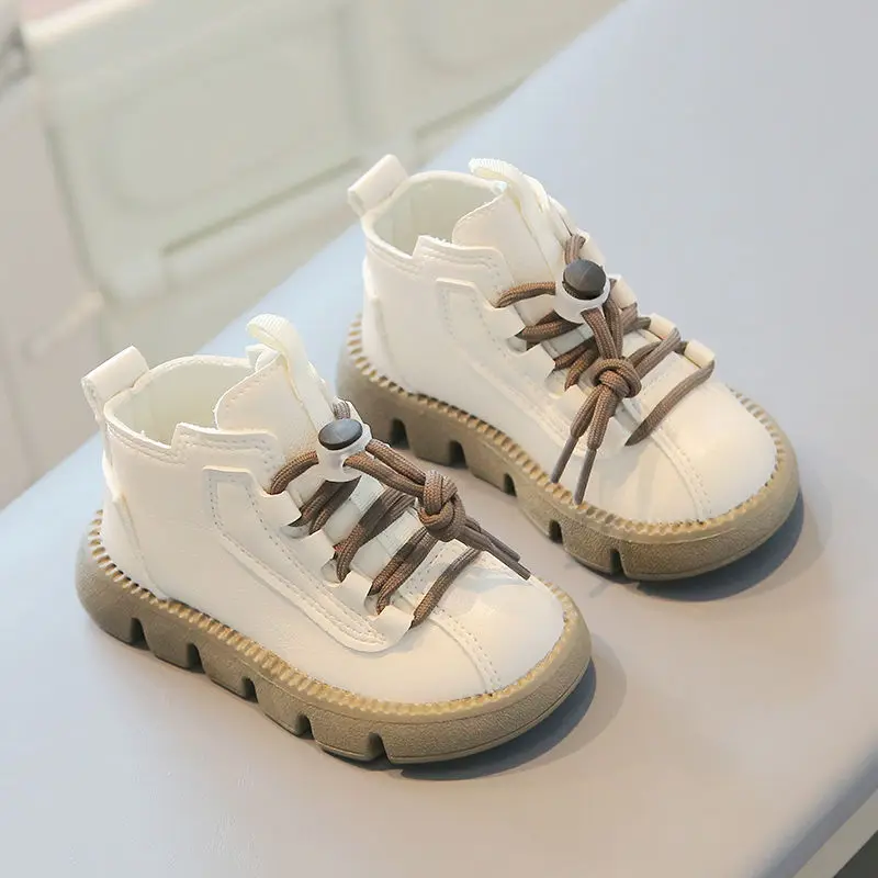 

2023 New Children's Martin Boots New Girls' Shoes Princess Boots Foreign Style Spring and AutumnBritish Style Small Leathershoes