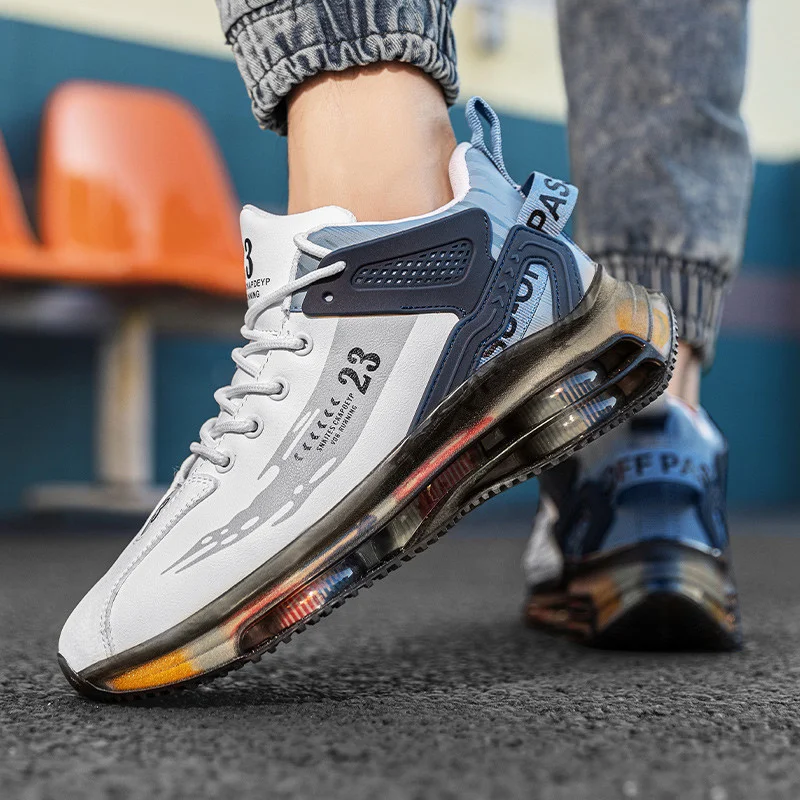 

Running Shoes for Men Sneakers Breathable Cushioning Black Basket Footwear Fashion Outdoor Jogging Casual Sports Basketball Shoe
