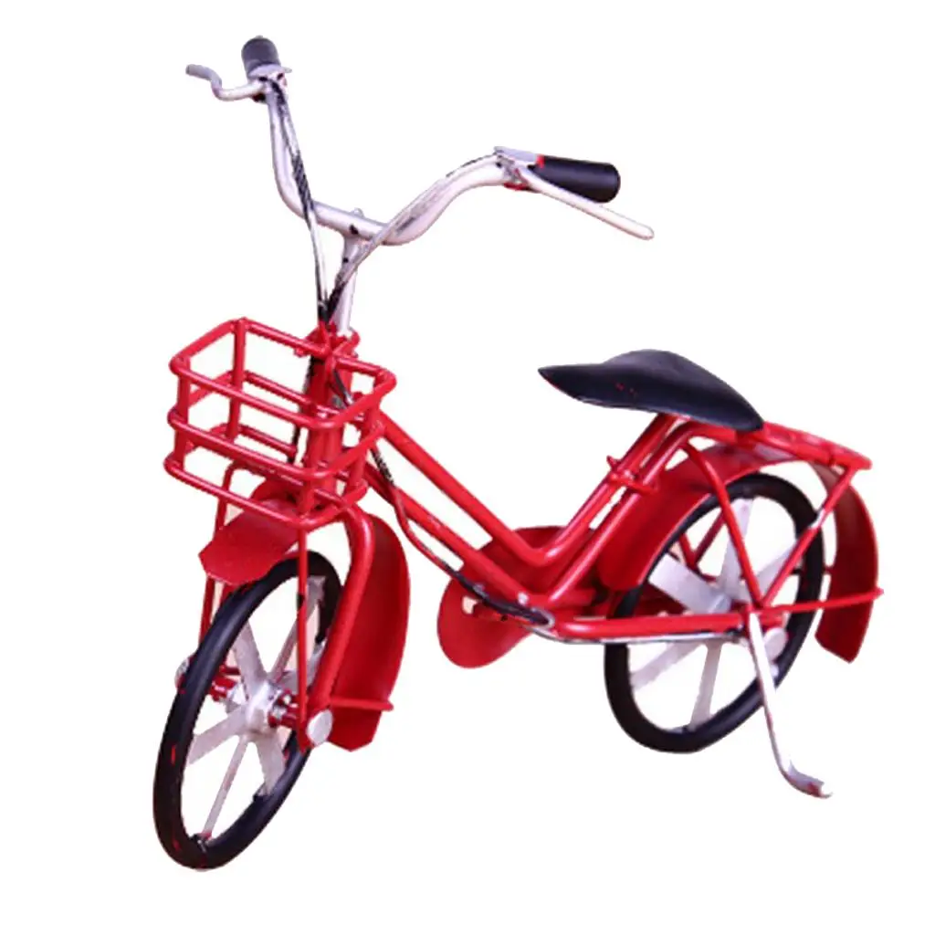 

Vintage Metal Street Bike Model Dollhouse Miniature Ornaments