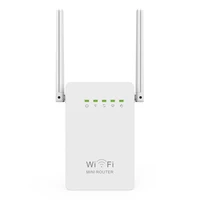 300mbps wifi repeater wireless n range extender wi fi signal booster network router 2 4g external antennas uk plug