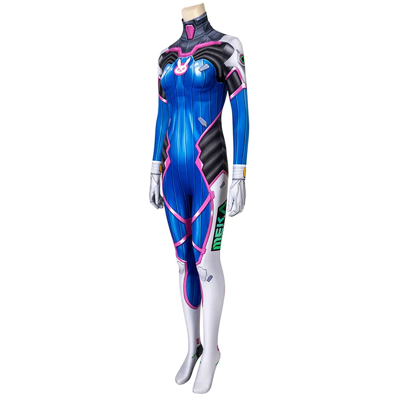 DVA костюмы для косплея игра Overwatch Летний комбинезон Хэллоуин Рождество карнавал