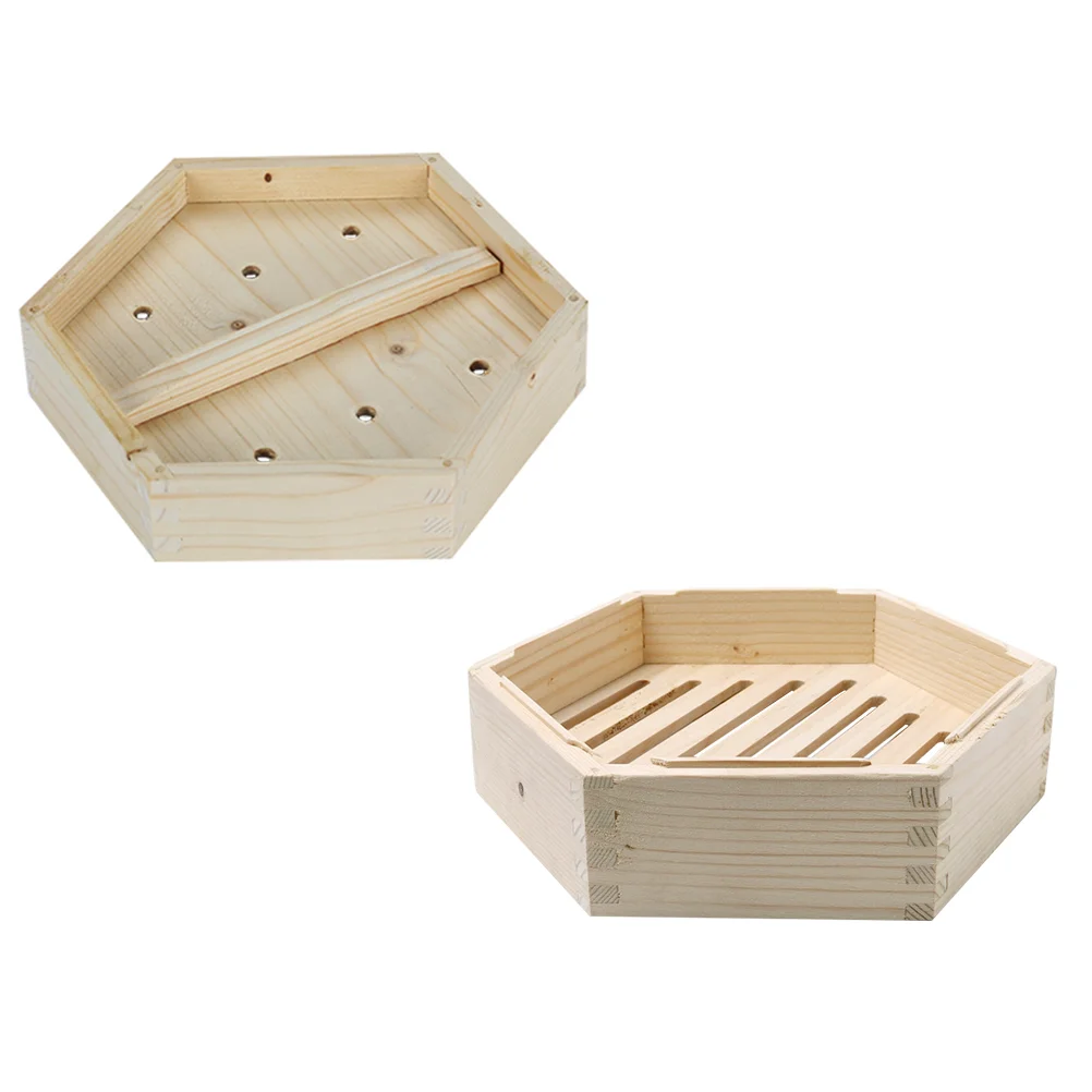 Контейнер для приготовления пищи на пару алмазная деревянная пароварка