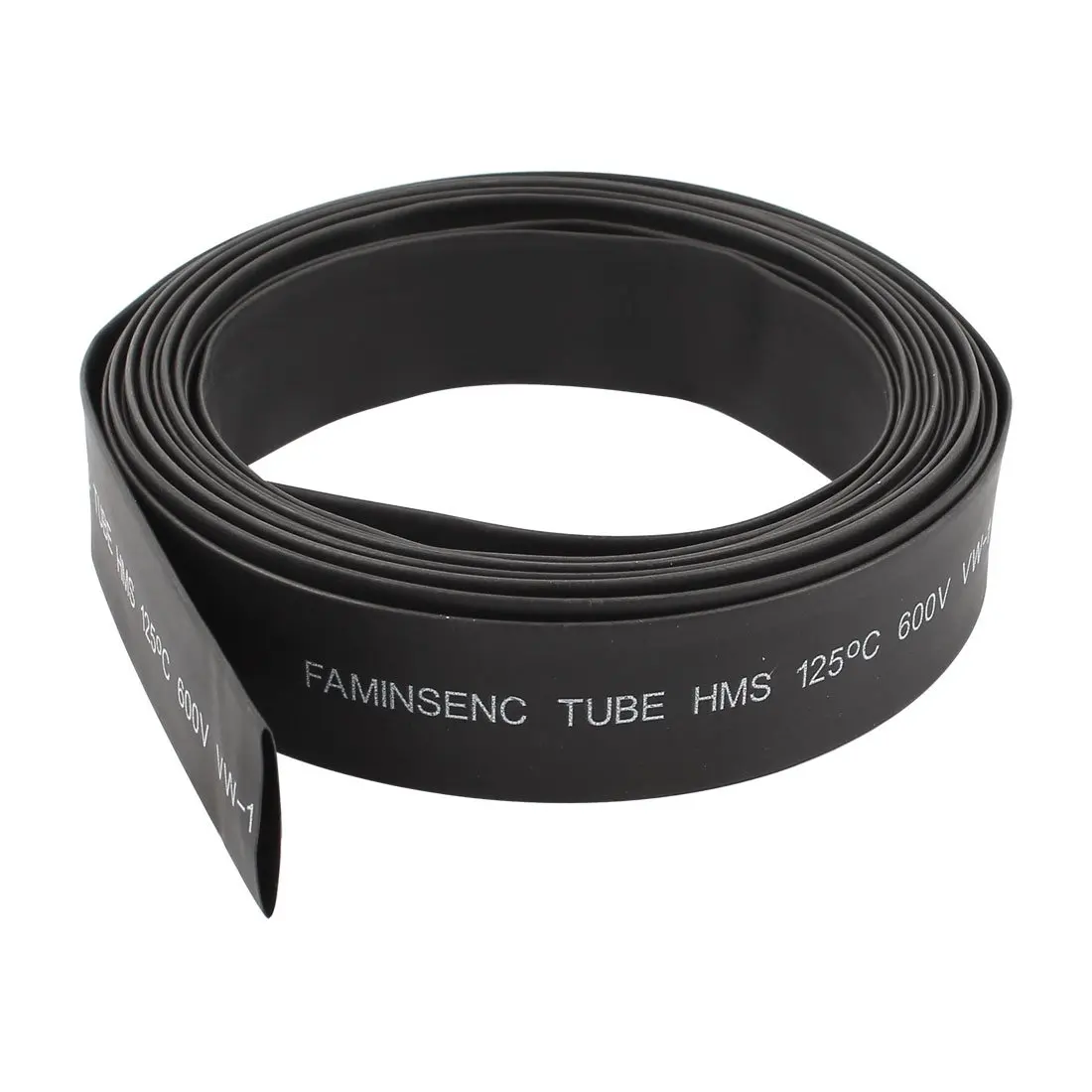 

5M 16Ft 16mm Dia Rate 2:1 Polyolefin Heat Shrinking Tubing Black
