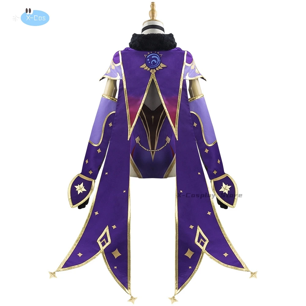 Мона костюмы для косплея аниме игра Genshin Impact комбинезон костюм на Хэллоуин женщин