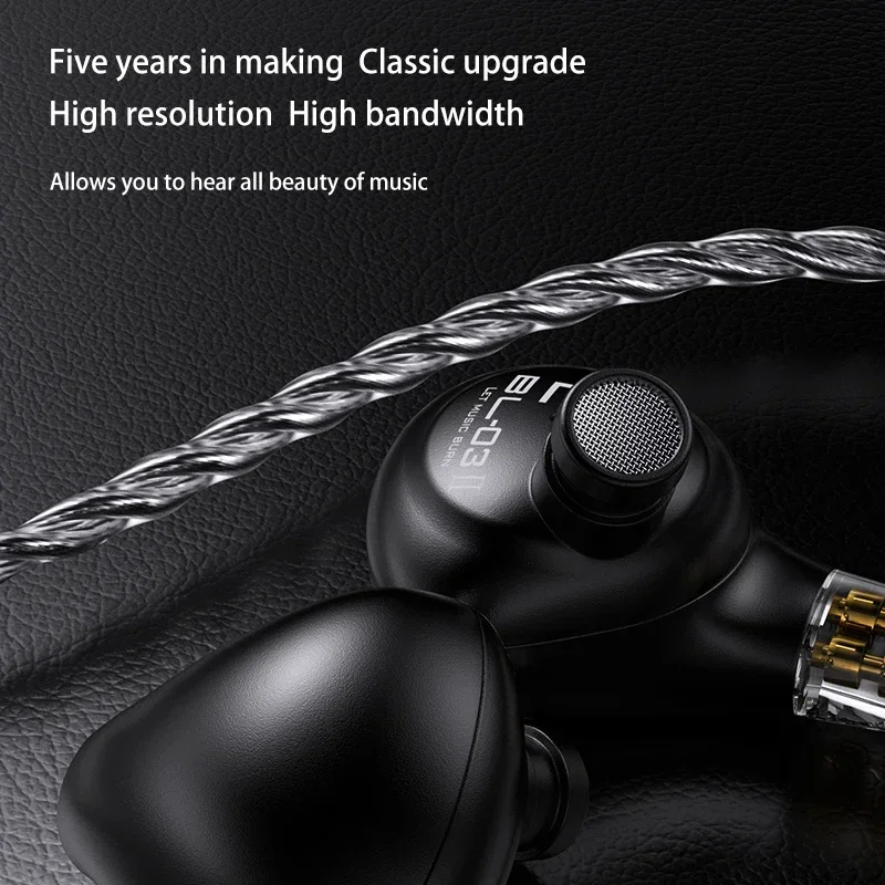 BLON BL03 II 10 мм Dual-Cavity DD HIFI Наушники Монитор Модернизированный кабель (art.: 3920d263bc147) - 3920d263bc147