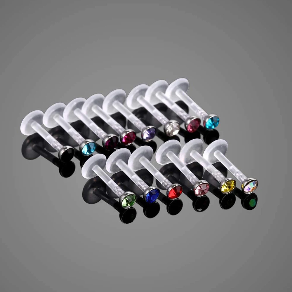 10 шт. серьги-гвоздики для губ