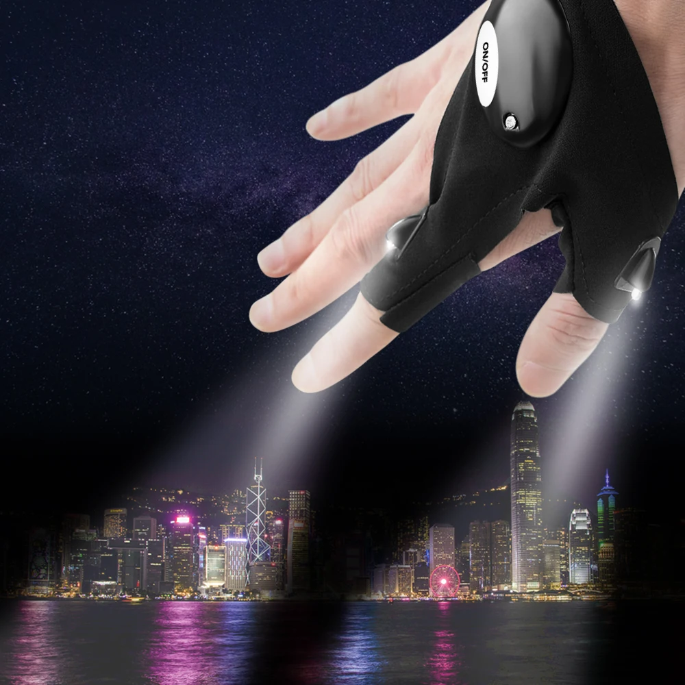 Инструмент для ремонта автомобиля светильник рыболовные перчатки светодиодная