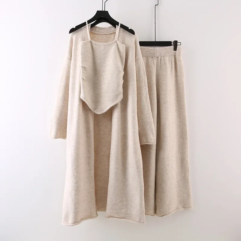 Кардиган-свитер в Корейском стиле SuperAen Новинка осени 2024 стильные Асимметричные