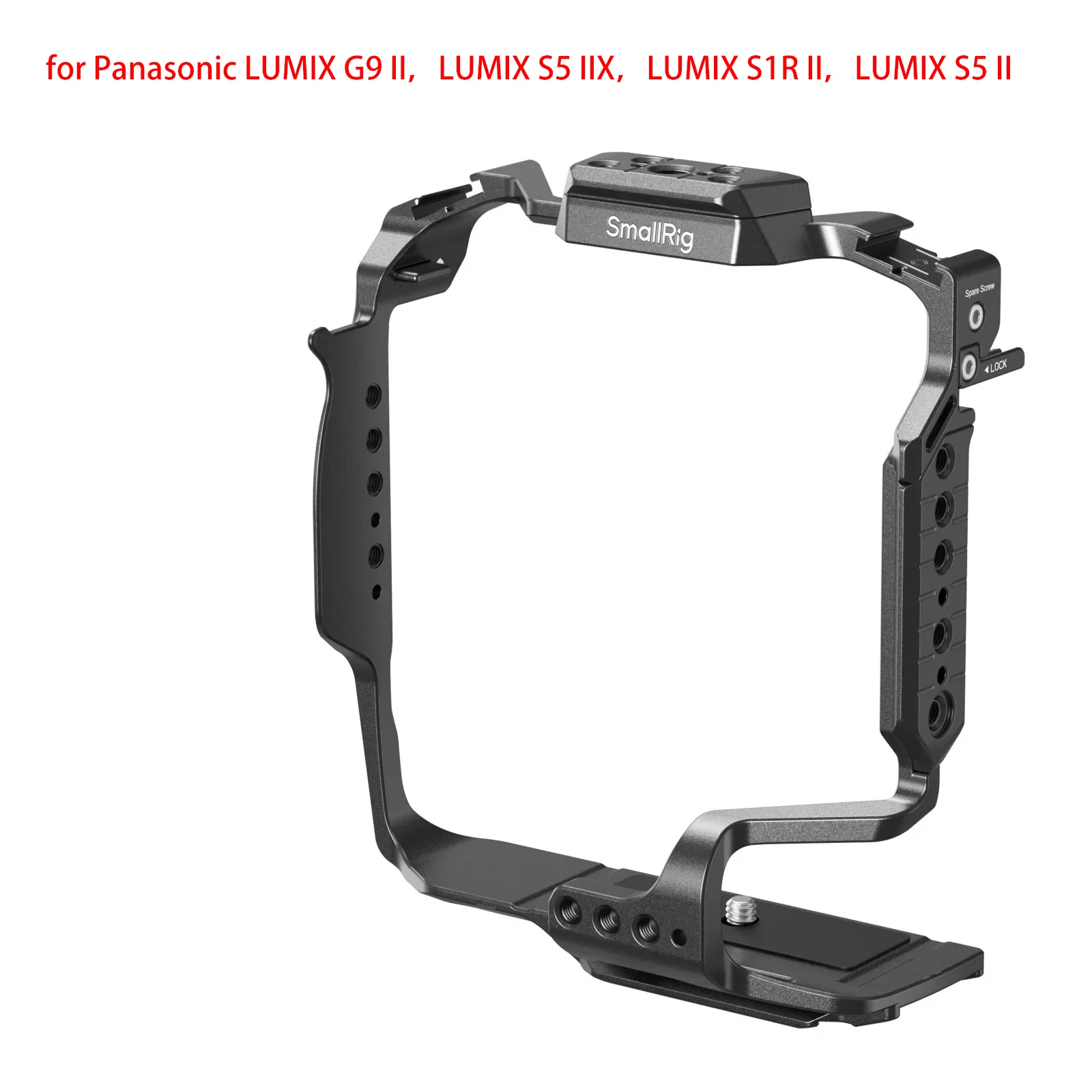 Ручной комплект SmallRig Camera Cage для Panasonic LUMIX S1R II/S5 IIX/G9 II совместимый с быстросъемной