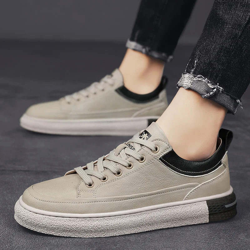 

Fashion Men shoes lace up oxfords Classic Retro Casual Shoes Lace-up Leather Men Comfortable Driving Flats Men Outdoor shoes