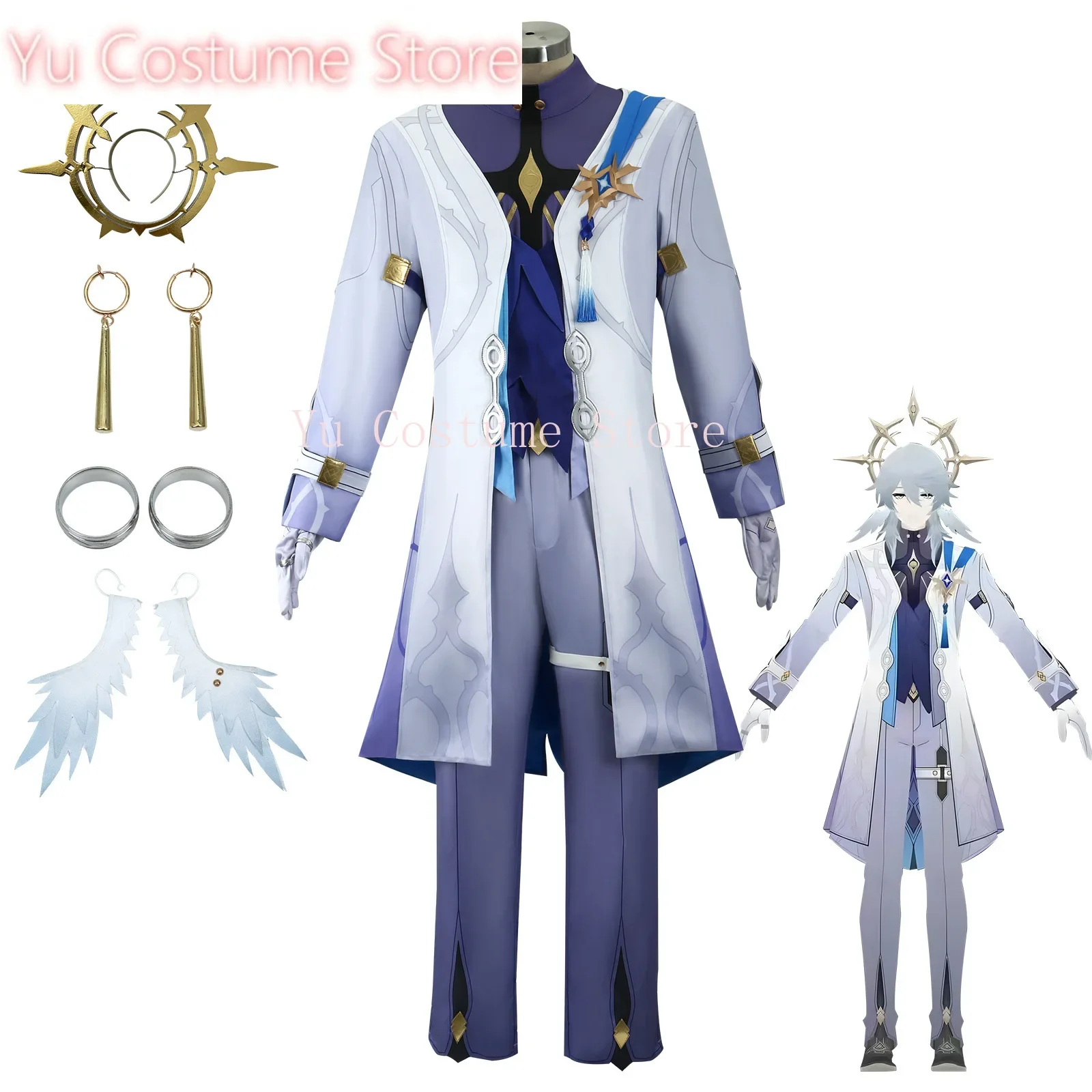 Yu Костюм Honkai: Star Rail Sunday Мужской костюм для косплея Cos Game Аниме Вечеринка Униформа