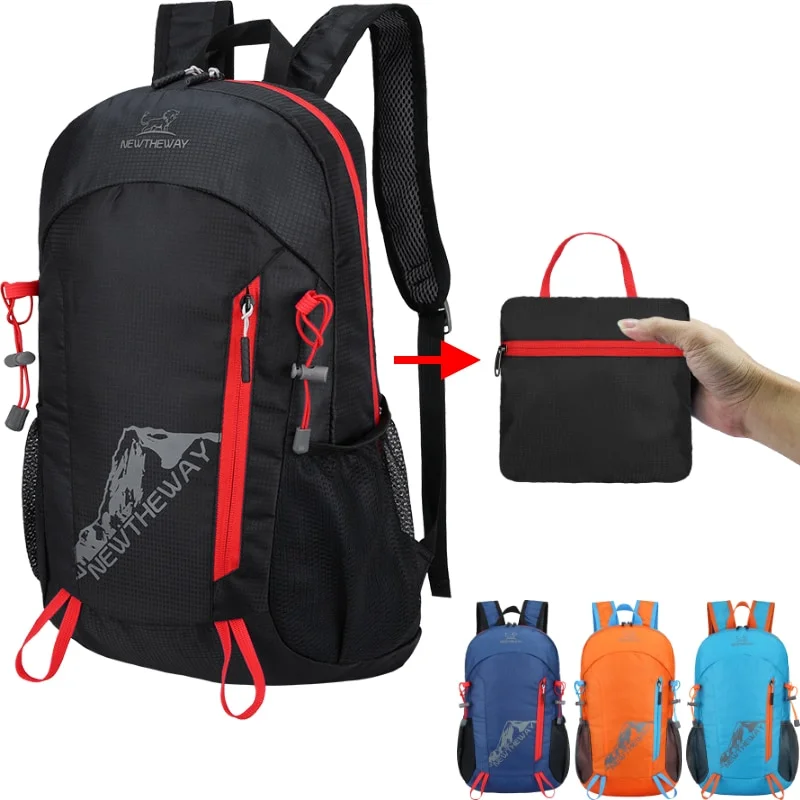 

22L Portable Foldable Backpack Folding Mountaineering Bag Ultralight Outdoor Climbing Cycling Travel Knapsack Hiking Daypack