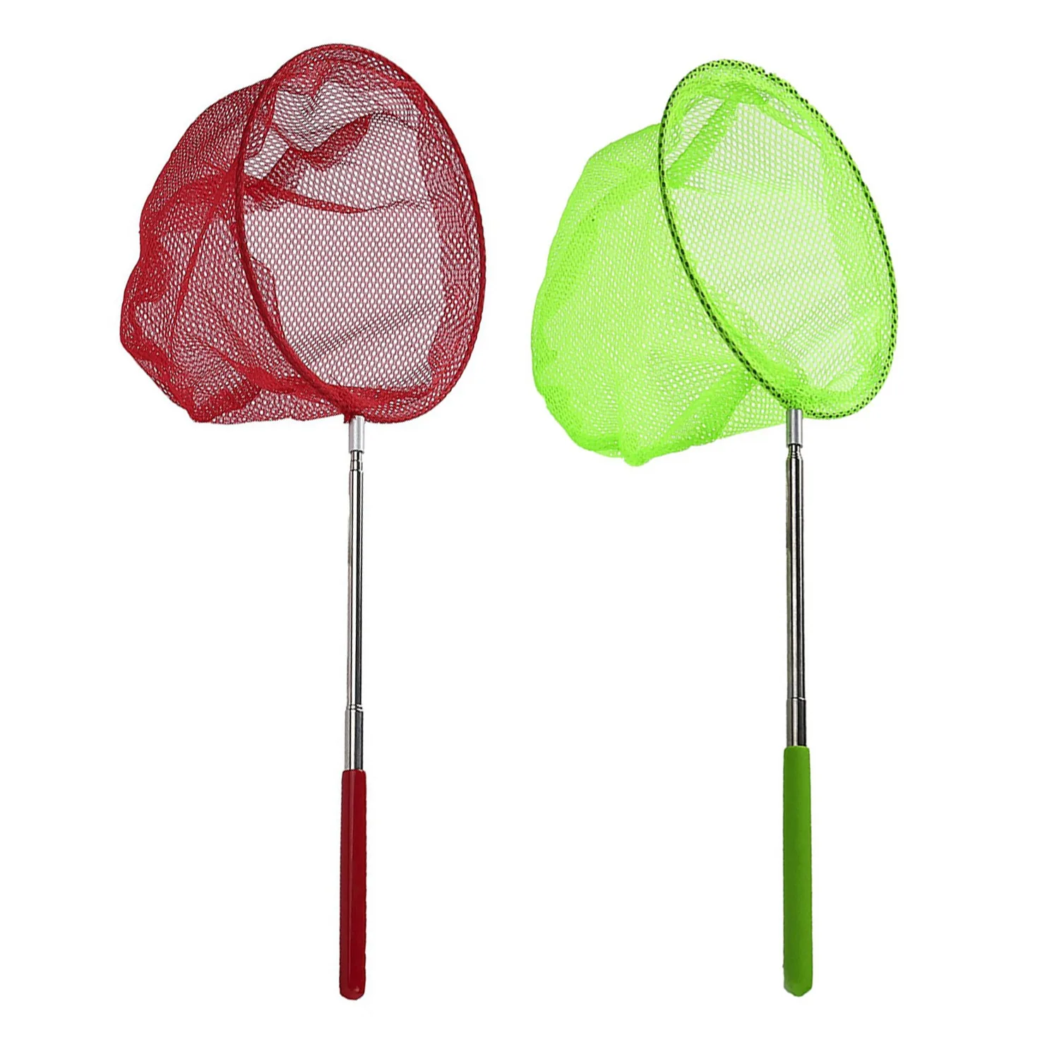 2 шт. телескопическая рыболовная сеть из нержавеющей стали