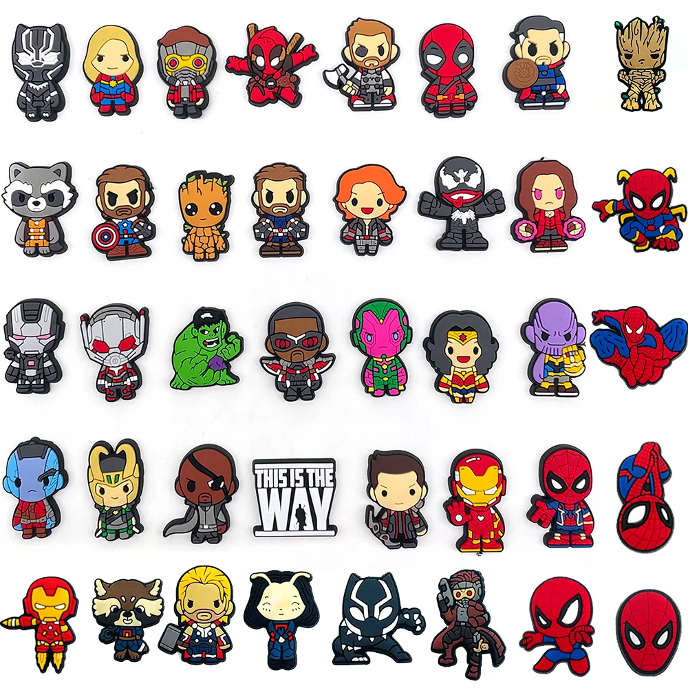 

1 шт. Симпатичные Подвески для обуви из ПВХ с героями мультфильма «сделай сам»