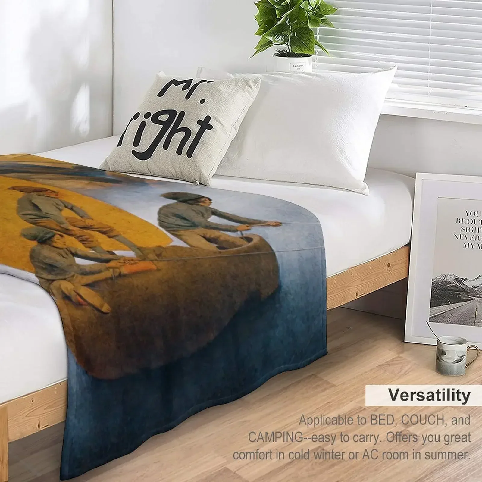 Новый Wynken Blynken и Nod от Maxfield Parrish - Сказочные пледы рождественские украшения диваны