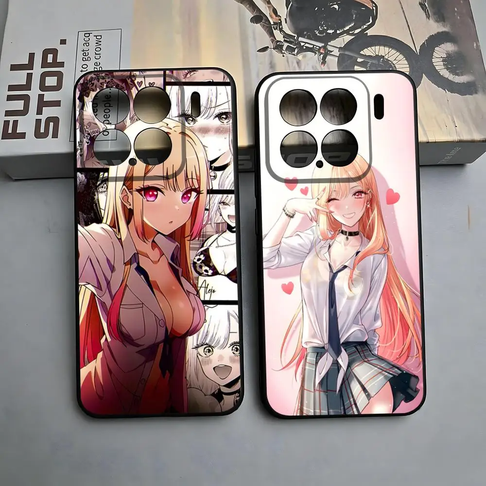 Фото Чехол для телефона M-Marin K-Kitagawa для Xiaomi 17 15 14 13 12 Mi 11 Ultra T Pro Lite, черный, мягкий корпус №1