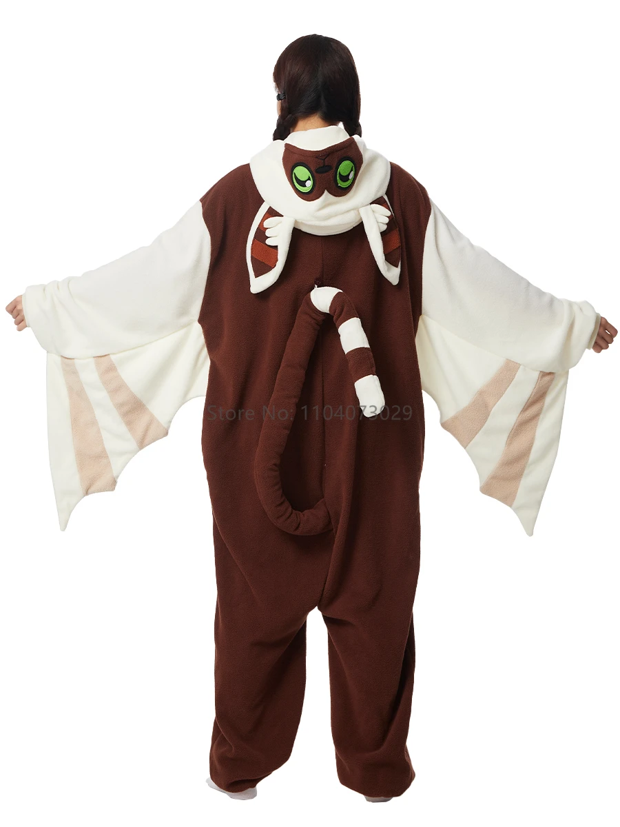 Фото Onesieshow пижамы кигуруми с животными, комбинезоны на Хэллоуин для взрослых и детей, пижамы с героями мультфильмов, карнавальный костюм для вечеринки, женская и мужская домашняя одежда №5