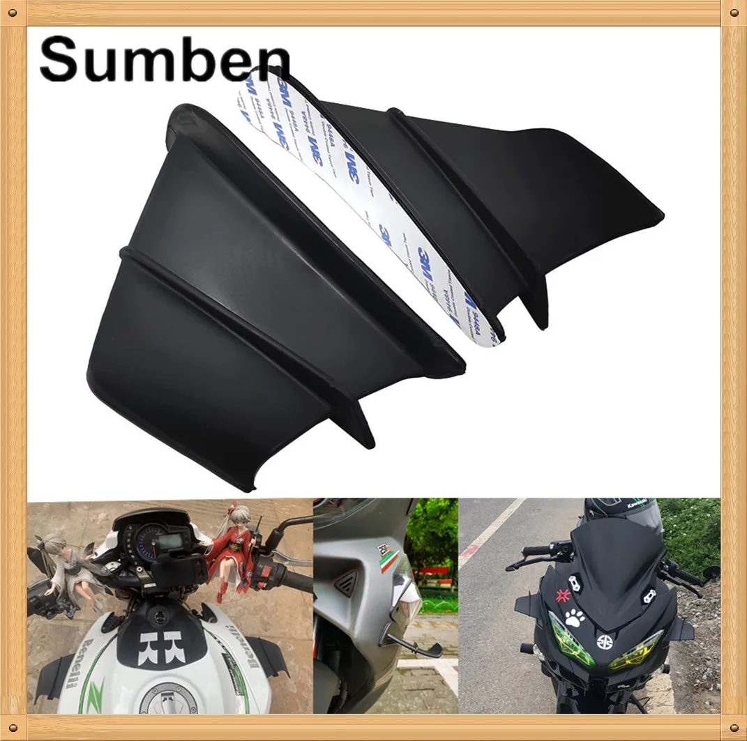 Система крепления ветра мотоцикла Winglet аэродинамический Комплект крыльев