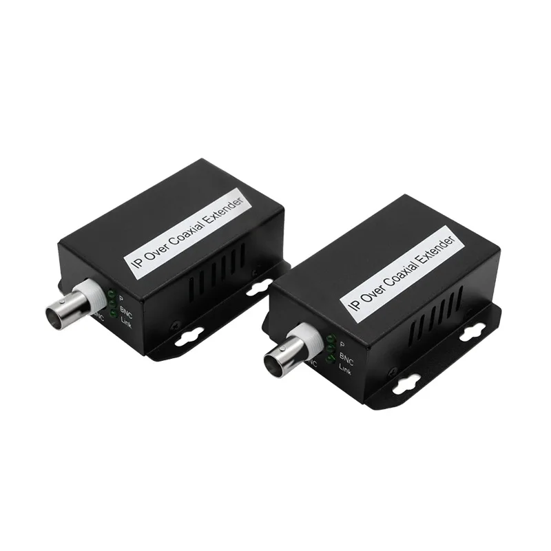 IP Network  to Coaxial Extender Transfer from Net Cable Transmission to Coax Line 500M Ethernet Converter for CCTV enlarge