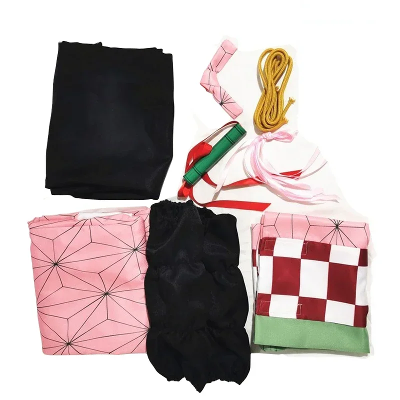 Аниме Demon Slayer Kimetsu no Yaiba Zenitsu Giyu Tanjirou Kamado Nezuko Косплей Женщины Мужчины Кимоно