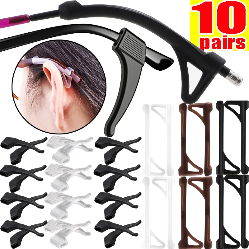 

Silicone Glasses Anti-slip Sleeve Long Strip Glasses Leg Grip Ear Hook Men Women Sunglasses Sports Anti-slip Eyewear Accessories
