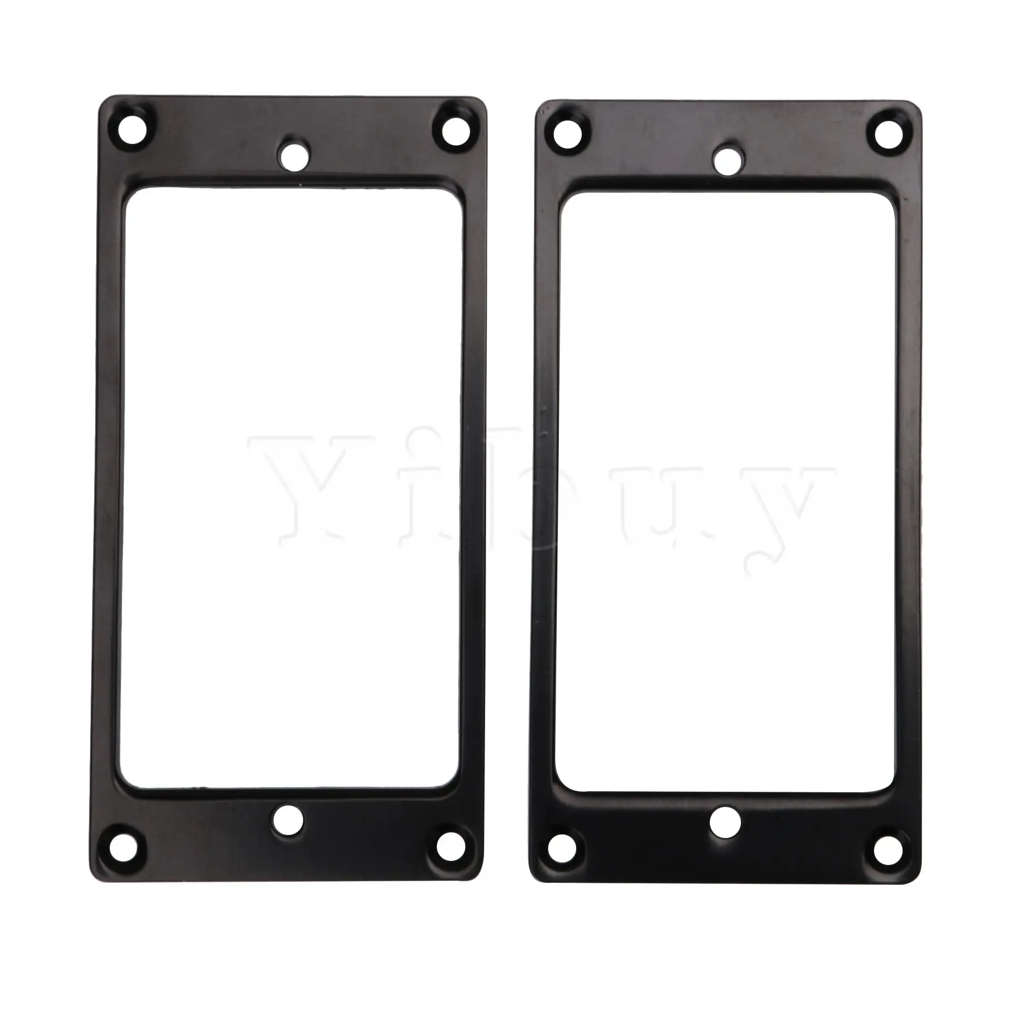 

Yibuy, 2 шт., черная металлическая крышка рамы, запасные части для электрогитары
