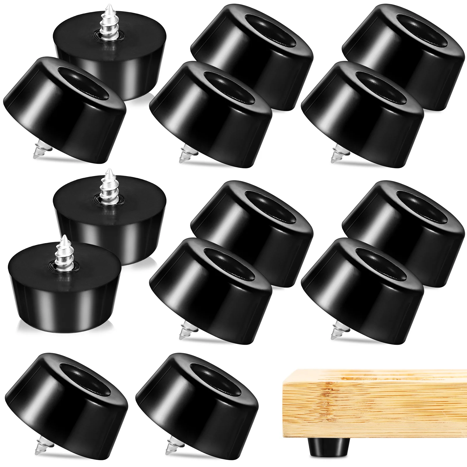 

Rubber Feet for Cutting Board with Stainless Steel Screws Non Slip Rubber Bumper Feet for Other Furniture Equipment