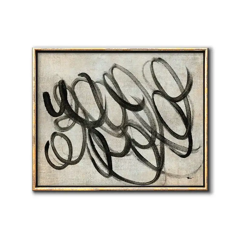 

Abstract Painting Gallery Wall Decor Contemporary Abstract Art Modern Farmhouse Art LoopsBig oil painting huge