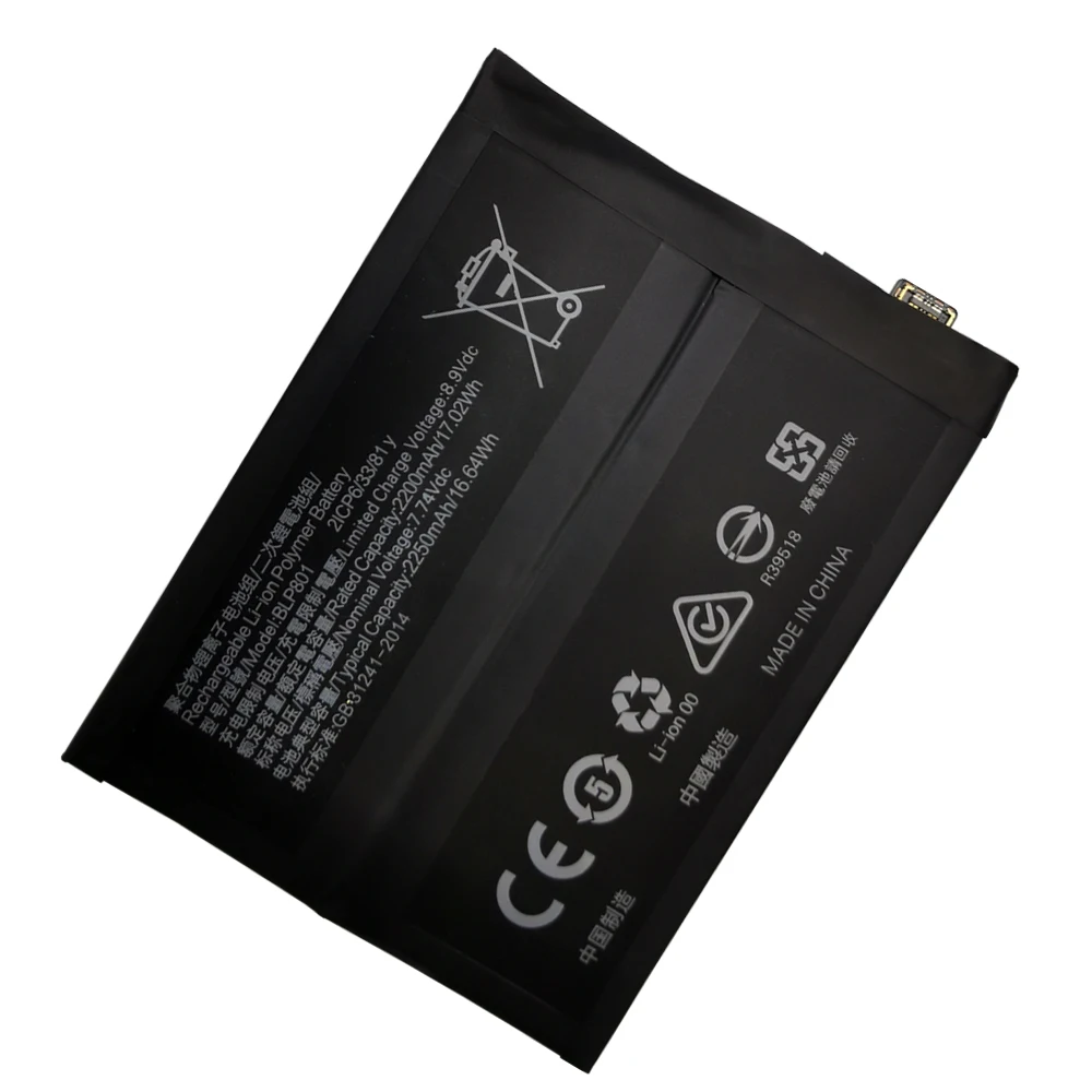 2021 new original is suitable for oppo 18t19r battery large capacity one plus one plus eight t blp801 mobile phone battery free global shipping