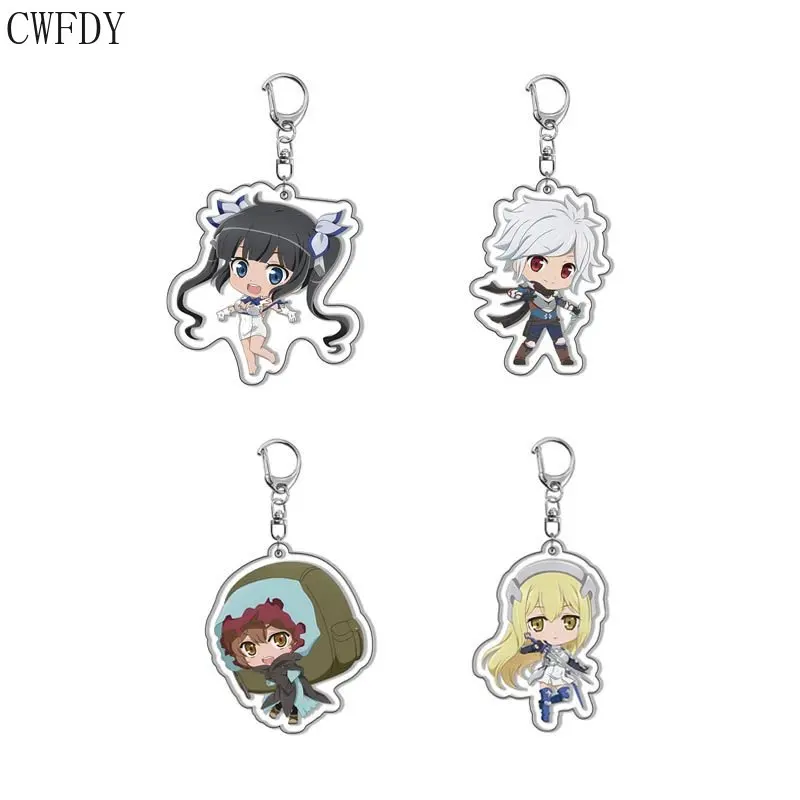 Аниме неправильно собирать девочек в подземелье брелок мультяшная фигурка Hestia акриловая подвеска брелок для детей Подарки