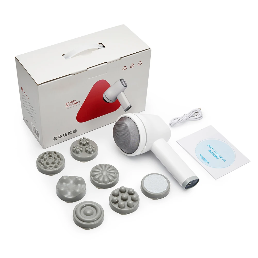 Вибрационный массажный пистолет антицеллюлитный фитнес-массажер для похудения