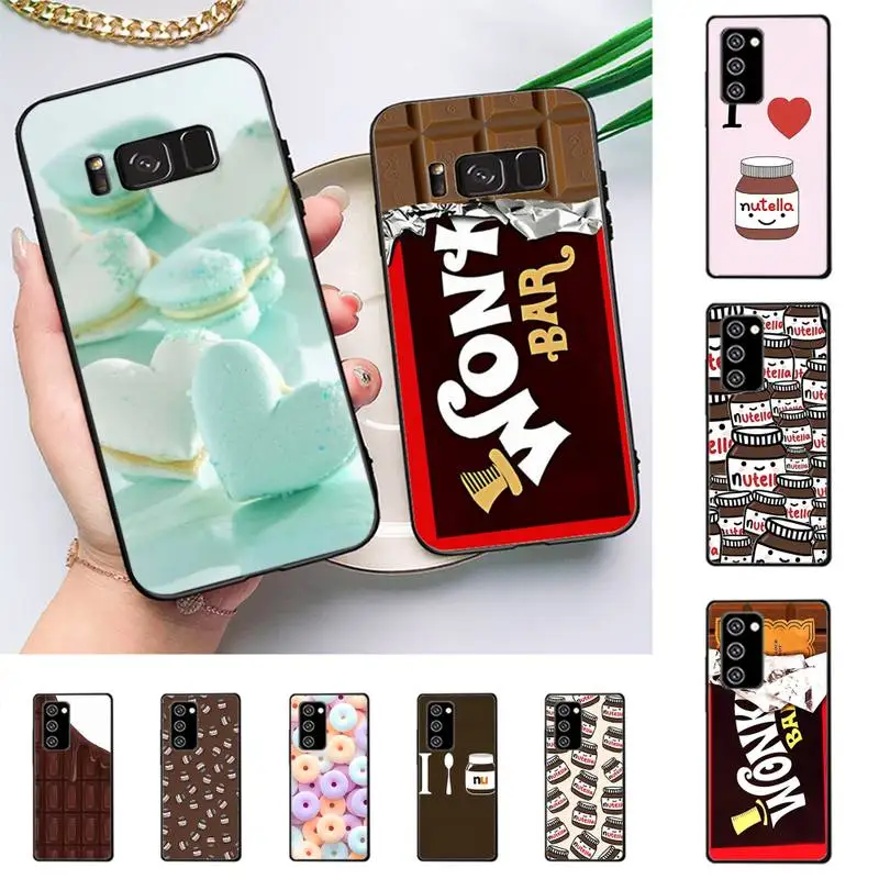 

Chocolate Nutella Phone Case for Samsung J 2 3 4 5 6 7 8 prime plus 2018 2017 2016 core