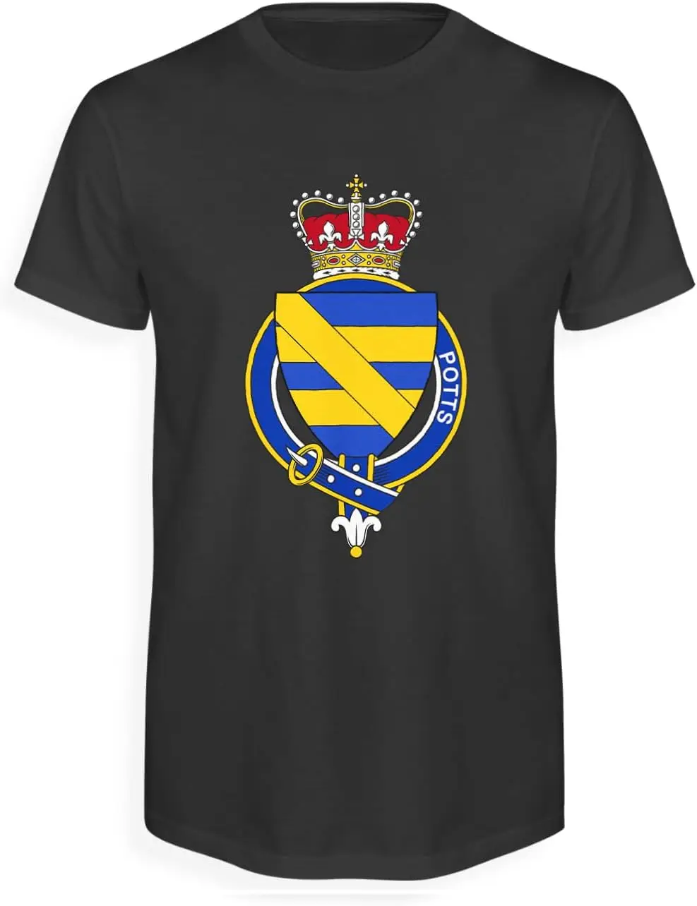 Мужская футболка с английской подвязкой Family Potts