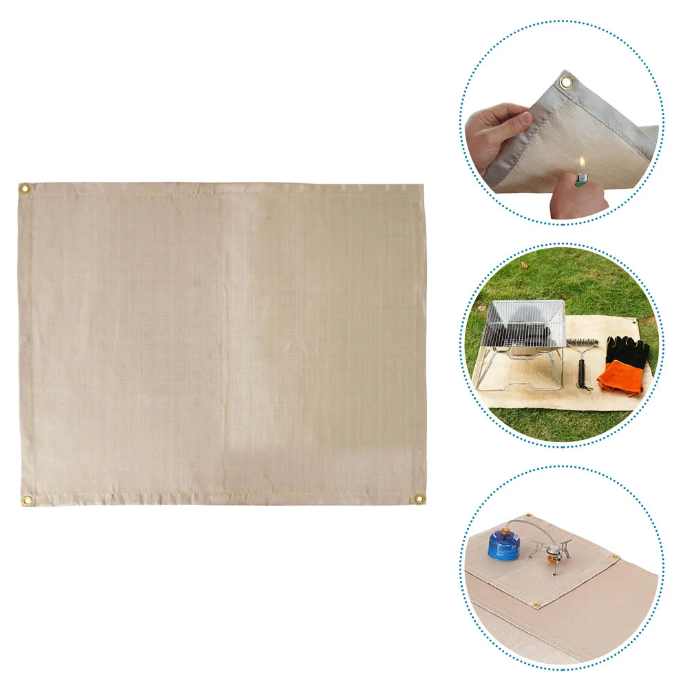 

Outdoor Picnic Fireproof Blanket Fireproof Cushion for Camping Outdoor Insulation Mat