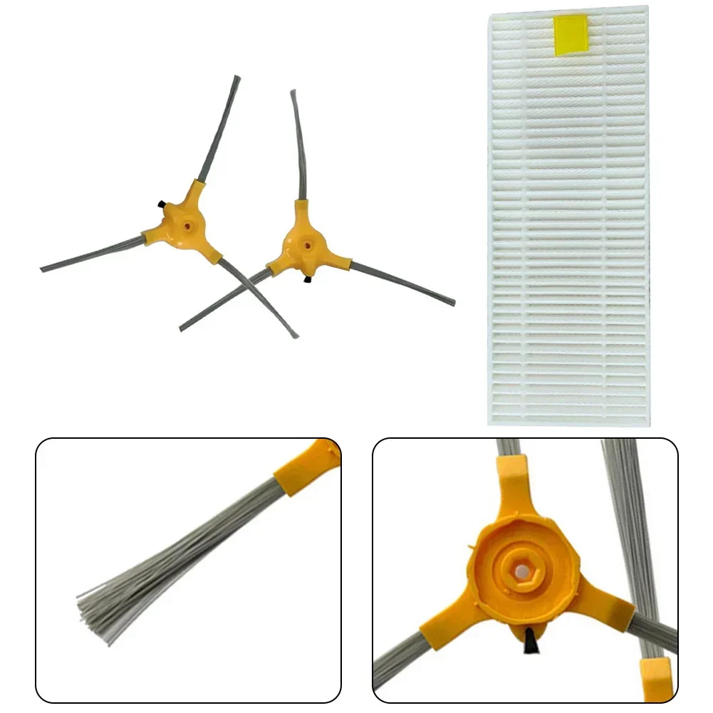 Боковые щетки и фильтр для робота-пылесоса Force Essential запчасти уборки дома 2 шт.