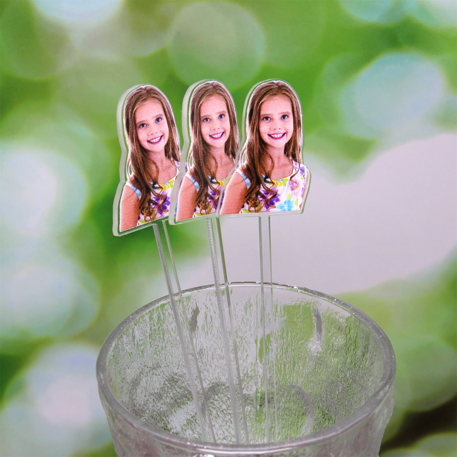 25 шт. мешалки для фото напитков с персонализированным принтом свадебные