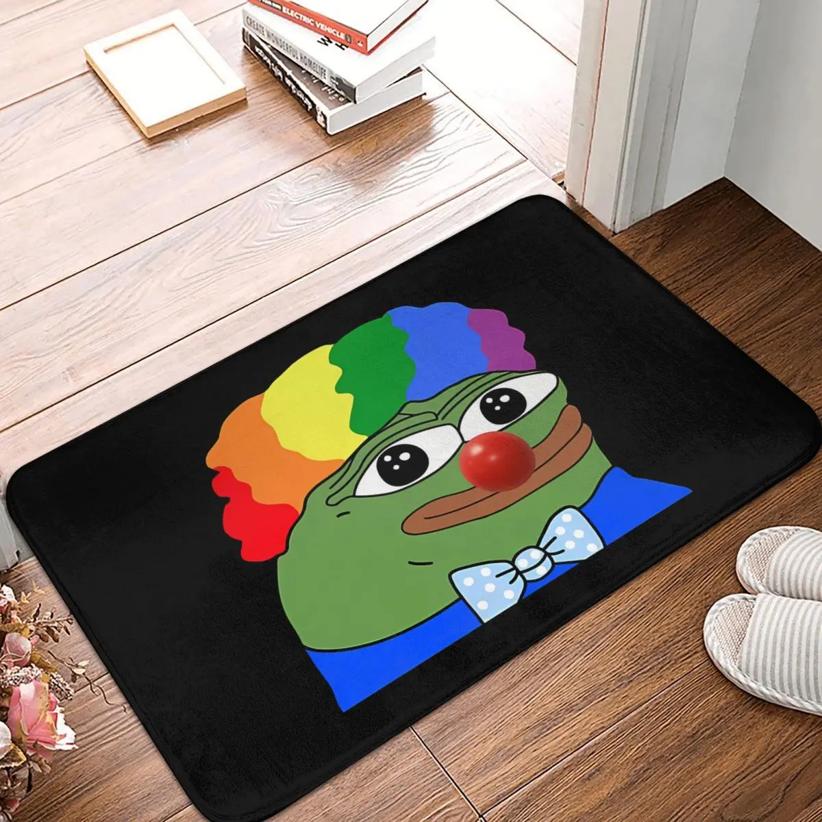 

pe pe Non-slip Doormat Clown Living Room Kitchen Mat Outdoor Carpet Flannel Modern Decor