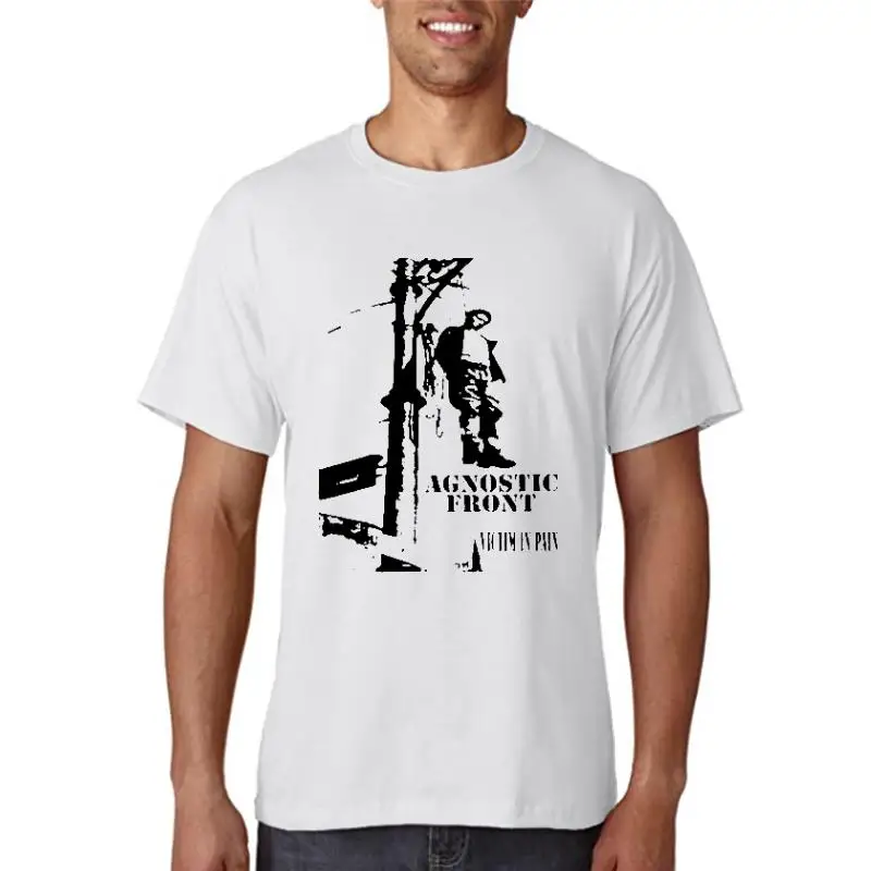 

Агностическая футболка с изображением фронтальной жертвы (смайлик Мёрфи-закон кромагс нихс)